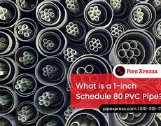 Image result for Schedule 80 PVC Pipe 1 Inch