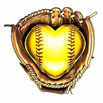 Image result for Softball Baseball Heart Clip Art