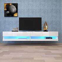 Image result for Floating Entertainment Center 80 Inch TV
