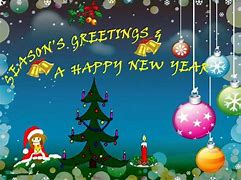 Image result for Season's Greetings Happy New Year
