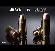 Image result for 45ACP Vs. 40S&W