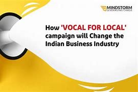 Image result for Vocal for Local Newspaper Ad