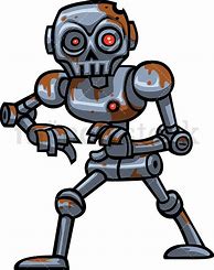 Image result for Scary Robot Cartoon