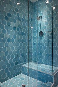 Image result for Hexagon Tile Bathroom