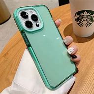 Image result for iPhone 15 Blue in Clear Case