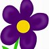 Image result for Purple Flower Cartoon