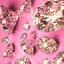 Image result for Pink Diamond Hearts Wallpaper