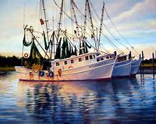 Image result for Old Shrimp Boats of Art