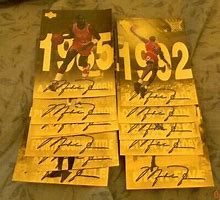 Image result for Michael Jordan Gold Card Set