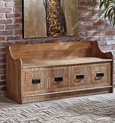 Image result for Solid Wood Bench