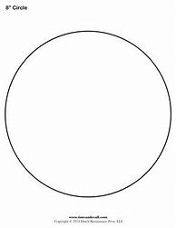 Image result for Free Printable Template for 6 Inch Circle