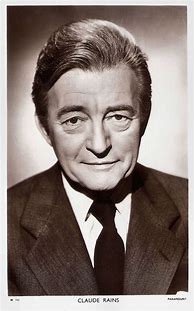 Image result for Claude Rains Actor