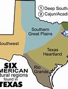 Image result for Texas Map Deep South Culture