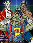 Image result for Wrestling Cartoon From the 80s