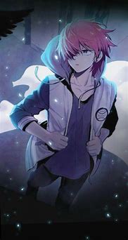 Image result for Anime Boy with Blue Hoodie