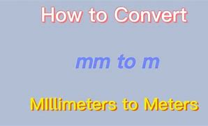 Image result for 1 mm to M