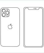 Image result for Picture of iPhone Front Part for Drawing