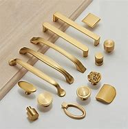 Image result for Brass Pull 2 Inch Furniture Knobs
