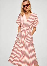 Image result for Ladies Striped Dress