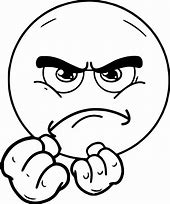 Image result for Angry Emoji Clip Art Black and White