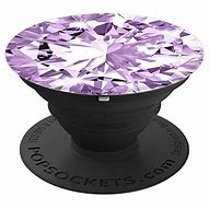Image result for Purple Crystal Heart Pop Socket