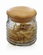 Image result for Glass Honey Jar with Wooden Lid