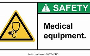 Image result for Medical Equipment Here Signage