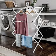 Image result for Clothes Drying Rack with Hangers
