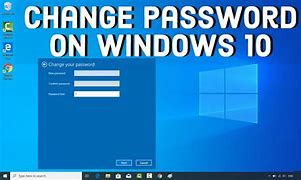 Image result for How to Change Password On Windows 10