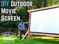 Image result for Outdoor Pull Down Projector Screens