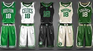 Image result for Boston Celtics White Jersey
