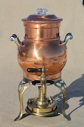 Image result for Antique Coffee Pot with Burner Stand
