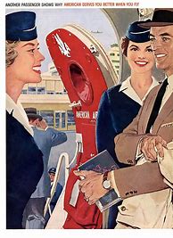 Image result for Vintage Airline Ads