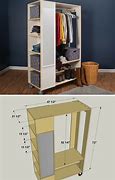 Image result for How to Build a Free Standing Closet