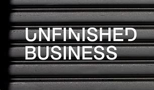 Image result for Unfinished Business Clip Art
