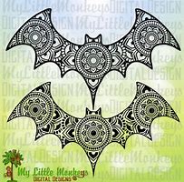 Image result for Bat Mandala SVG