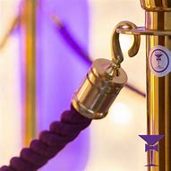Image result for Purple Stanchion Rope