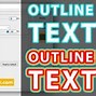 Image result for Text Outline SVG