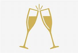 Image result for Gold Champagne Flutes SVG