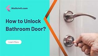 Image result for How to Unlock Bedroom Door