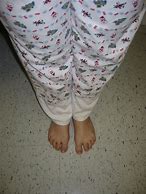 Image result for Barefoot Woman in Pajamas
