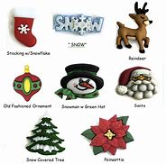 Image result for Christmas Shank Buttons