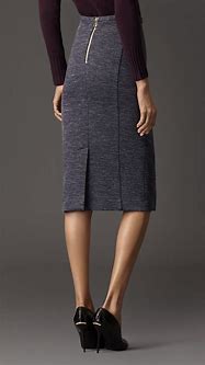 Image result for Burberry Plaid Pencil Skirt