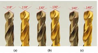 Image result for Drill Bit Angle for Plastic