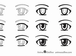 Image result for Anime Eyes Steps