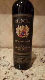 Image result for Del Dotto Cabernet Sauvignon Connoisseurs Series Bertranges French Oak Rutherford Estate