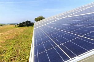 Image result for Solar Panels On Grass Field