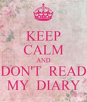 Image result for Don't Touch My Diary