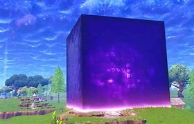 Image result for Purple Cube Fortnite