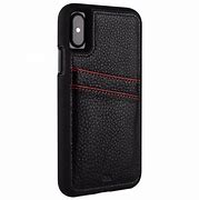 Image result for Leather Flip iPhone X Case